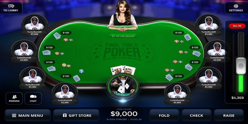 Chi tiết các vòng cược Poker online